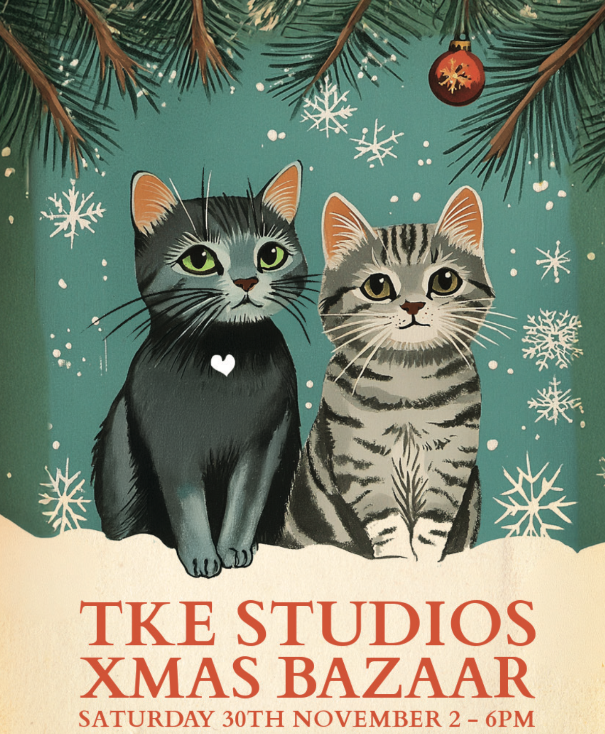 TKE Studios Xmas Bazaar. Photo: TKE Studios