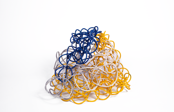 Claire Falkenstein, Chain , c. 1963 - 71, Enamelled aluminium, Courtesy The Levett Collection, © The Falkenstein Foundation,